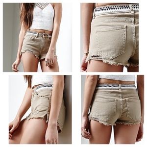 PS ERIN WASSON embroidered shorts